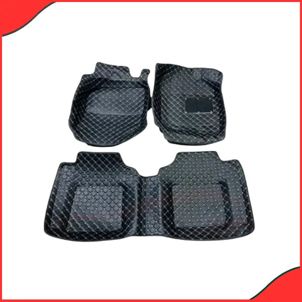 Hyundai Tucson 7D Floor Mats (Black, 3 Pcs) – Custom Fit for 2020–2021 Models 