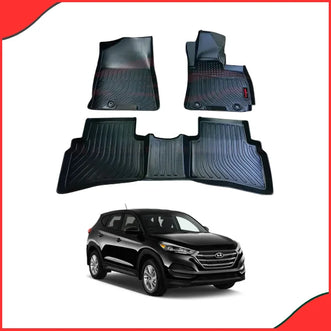 Hyundai Tucson TPR Floor Mats (Black, 2016–2021) – Durable & Waterproof