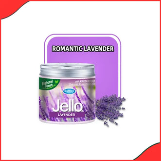 Jello car gel perfume lavender fragrance by Natural Fresh for vehicle interior.