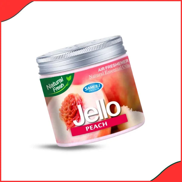 Jello Peach Car Air Freshener Gel – Natural Fresh  Long-Lasting Scent - Good Quality