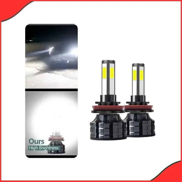 K9 LED Headlight Bulbs – H4 High-Lumen Car Lights