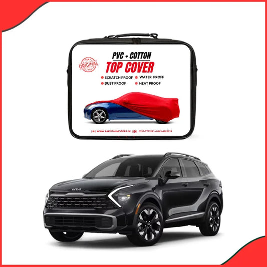 KIA Sportage 2019–2023 Car Top Cover – Waterproof PVC Protection for Full Body Coverage