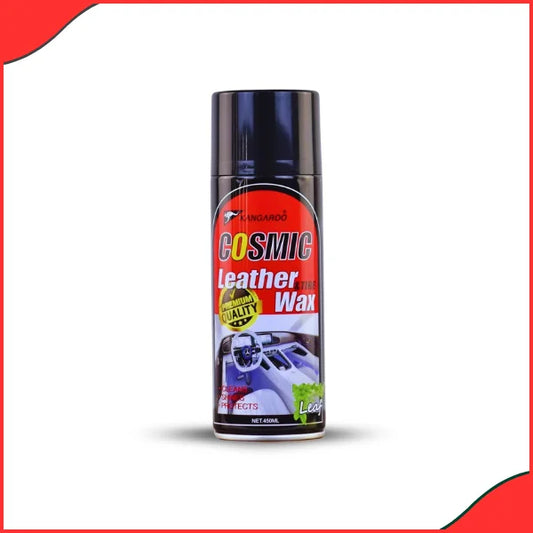 Kangaroo Cosmic Leather & Tire Wax – 450ml Shine & Protection (Leaf)