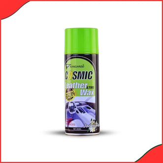Kangaroo Dashboard Leather & Tyre Wax Jasmine 450ml Spray Bottle - Original Kangaroo Cosmic Wax for UV Protection and High Gloss Shine in Pakistan