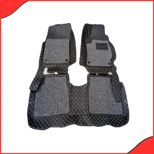 MG HS 9D Floor Mats – Black with Grass Insert (2020–2021  3-Piece Set)