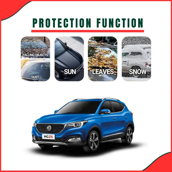 MG ZS 2020–2022 Top Car Cover – Water-Resistant Parachute Fabric, Full Body Protection - Latest