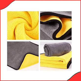 Microfiber Polishing Cloth 40x40cm  Double-Sided, Ultra-Soft & Streak-Free Shine