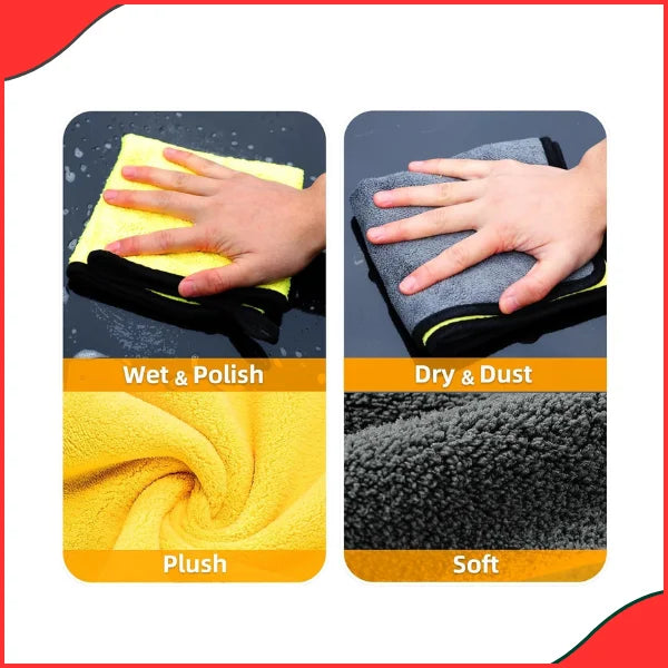 Microfiber Cloth 12 x 24 – Ultra-Soft, Lint-Free & Scratch-Resistant - Good Material