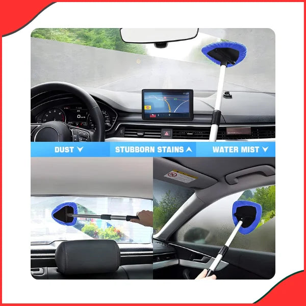 Microfiber Windshield Wiper Tool – Car Glass Cleaning Brush - High Quality