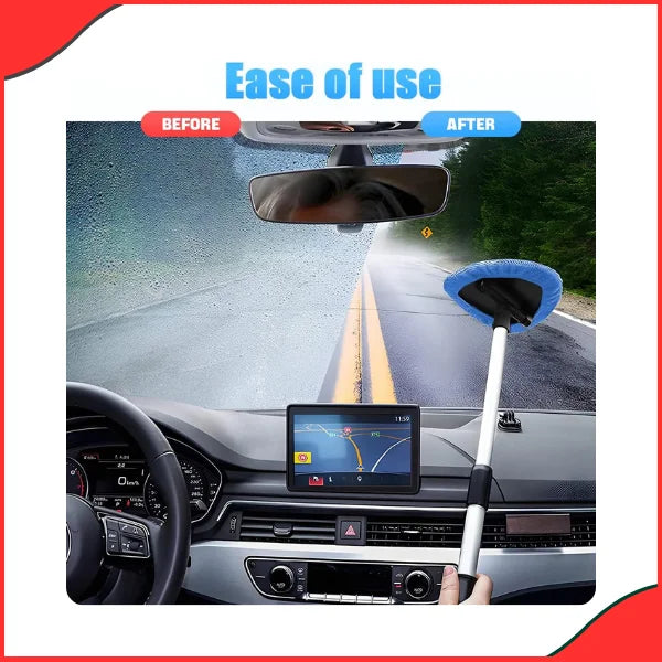 Microfiber Windshield Wiper Tool – Car Glass Cleaning Brush - Latest