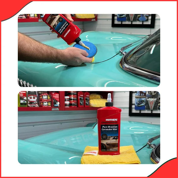 Mothers Pure Brazilian Carnauba Wax Liquid – 16oz (5750) High-Gloss Protective Finish