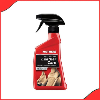 Mothers All-In-One Leather Care 12oz (6512) bottle for cleaning and conditioning luxury car leather seats in Pakistan - PakistanMotors.pk