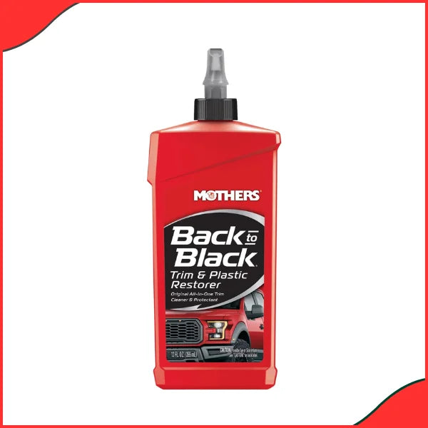 Mothers Back-to-Black Trim & Plastic Restorer – 12oz (6112) - Latest Brand