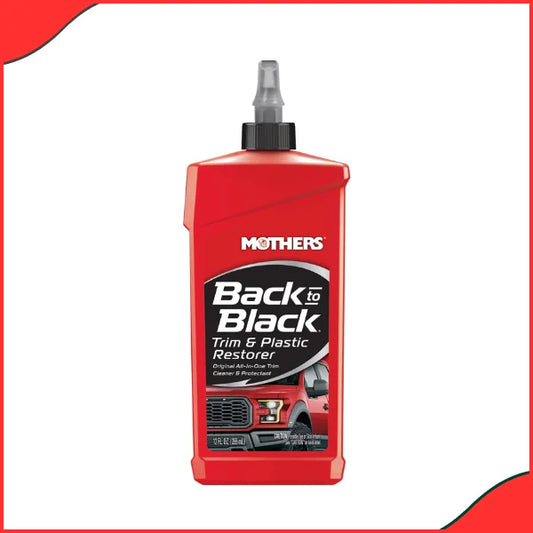 Mothers Back-to-Black Trim & Plastic Restorer – 12oz (6112) - Latest Brand