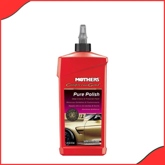 Mothers California Gold Pure Polish 16oz (7100) Step 1 Ultimate Wax System bottle for deep cleaning car paint - PakistanMotors.pk