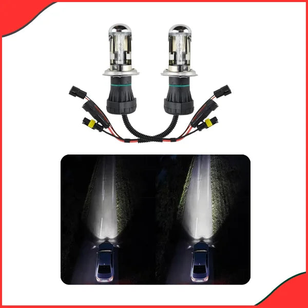 Motorized Projector HID Bulbs – H4 Dual Beam Conversion Kit (HiLo Beam)