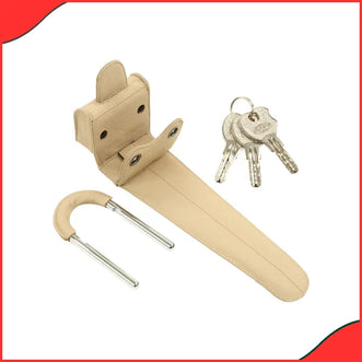 NTK Universal Steering Wheel Leather Lock – Anti-Theft Car Security Lock