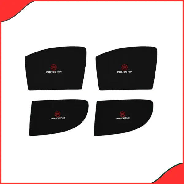Prince Pearl Side Window Sun Shades (2019-2020)  4-Piece Set with Logo