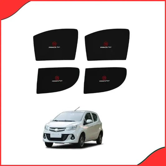 Prince Pearl Side Window Sun Shades (2019-2020)  4-Piece Set with Logo - Latest