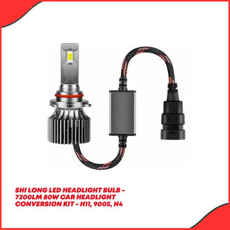 Shi Long LED Headlight Bulbs – 80W 7200LM Conversion Kit (H11, 9005, H4)