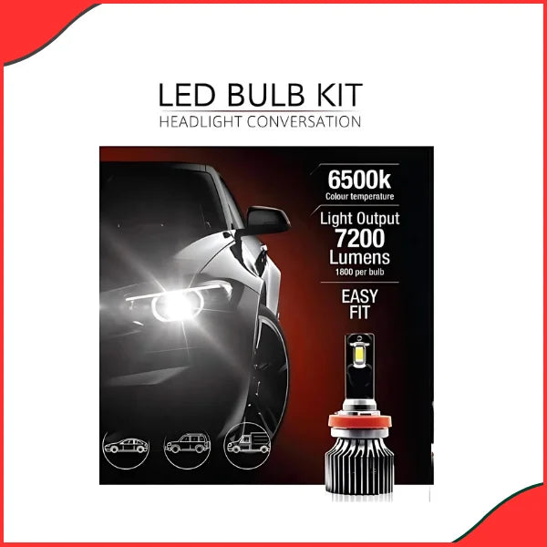 Shi Long LED Headlight Bulbs – 80W 7200LM Conversion Kit (H11, 9005, H4) - best car led lights in pakistan