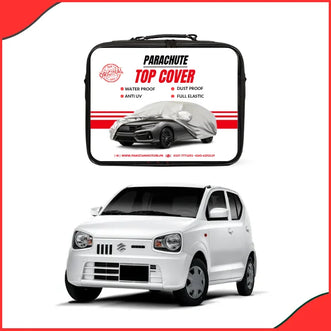Suzuki Alto car top cover providing full body waterproof and dustproof protection.