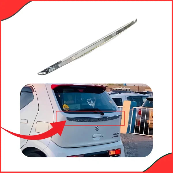 Suzuki Alto Rear Trunk Chrome Garnish – Model 2019–2024 - Latest