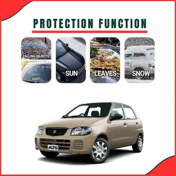 Suzuki Alto 2000–2012 Parachute Car Cover – Water-Resistant, Dustproof & UV Protection (Old Model) - Latest