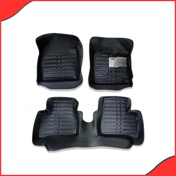 Suzuki Alto 5D Custom Floor Mats – Black  Perfect Fit for 2018-2024 Models - Latest