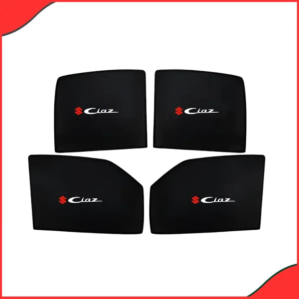 Suzuki Ciaz Side Window Sun Shades – Set of 4 (2017–2019 Models)