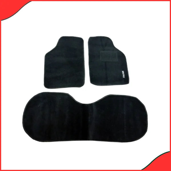 Suzuki Cultus Black Carpet Floor Mats (3-Piece)  Model 2000-2016 - Best Material