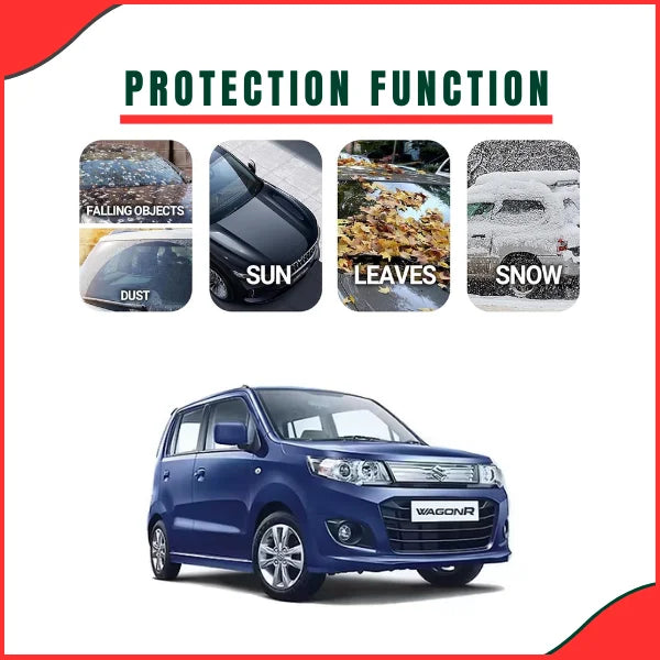 Suzuki Wagon R 2014–2021 Car Top Cover – Waterproof Parachute Fabric, Scratchproof All-Weather Protection - Latest