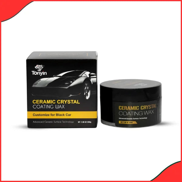 Tonyin Ceramic Crystal Coating Car Wax – 200g  Ultimate Black Gloss & Protection - Latest