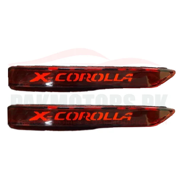 Toyota Corolla Back Bumper Lights a With Logo Model 2018