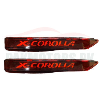 Toyota Corolla Back Bumper Lights a With Logo Model 2018