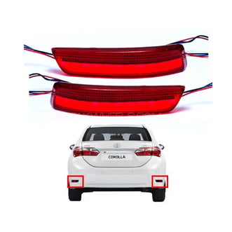 Toyota Corolla Back Bumper Reflector With LED Light -Model 2014-2020
