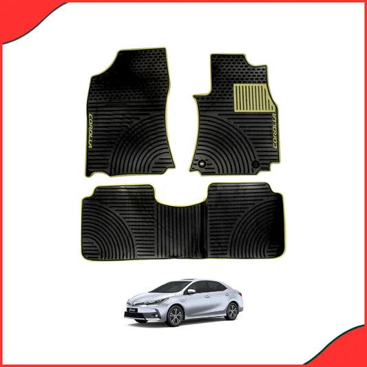 Toyota Corolla Latex Smoke Mats – Custom Fit (2014–2021)