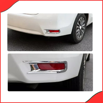 Toyota Corolla Rear Bumper Reflector Chrome Covers  Model 2015-2019