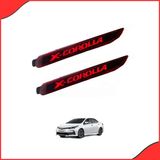 Toyota Corolla Rear Bumper Reflector Lights with Logo  Model 2017-2022