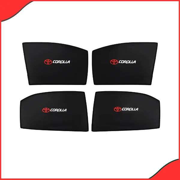 Toyota Corolla Sun Shades with Logo – UV Protection for 2008–2012 Models