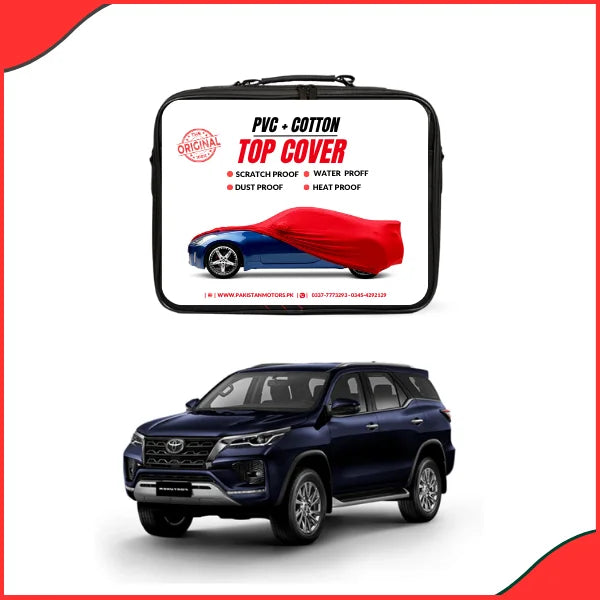 Toyota Fortuner 2016-2021 Car Top Cover – Waterproof & Scratchproof Non-Woven Protection - Latest