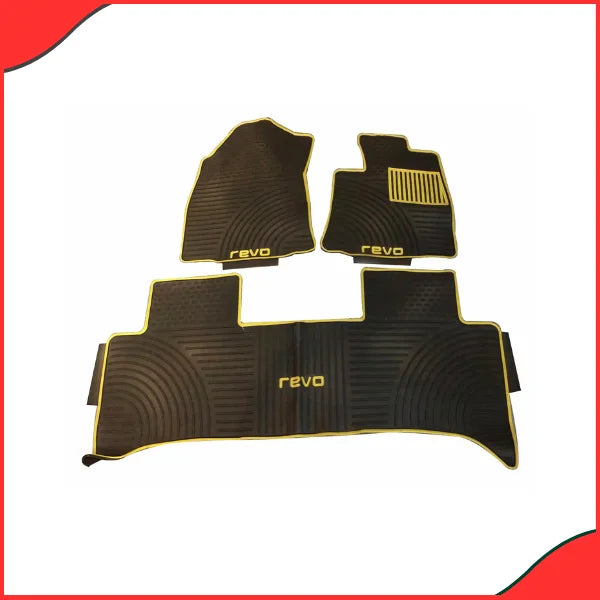 Toyota Hilux Revo Latex Smoke Floor Mats – Custom Fit for 2016–2021 Models