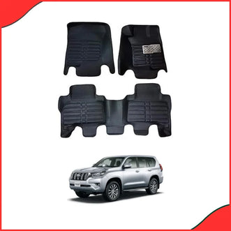 Toyota Prado 5D Floor Mats – Black (2009–2021)