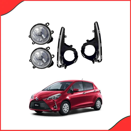 Toyota Vitz 2018–2023 DLAA Fog Lamps – Model TY521 Front Bumper Lights