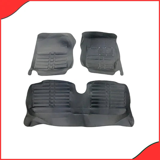 Toyota Yaris 5D Floor Mats (2020-2021)  Premium Black 3-Piece Set for All-Weather Protection