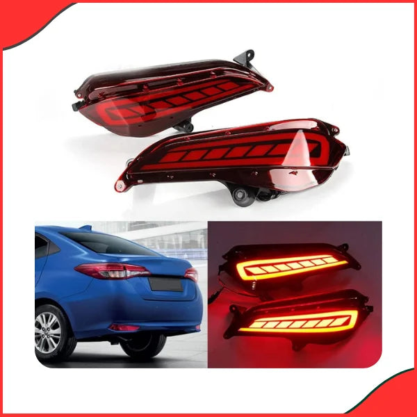 Toyota Yaris Rear Bumper Brake Lamp Light – LED Tail Stop Signal Light Assembly