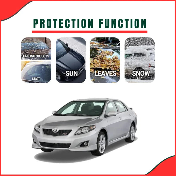 Toyota Corolla 2007–2009 Car Top Cover – Waterproof Non-Woven All-Weather Protection (Rain, Snow & UV) - Latest