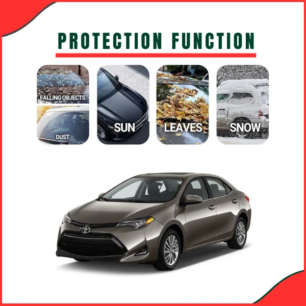 Toyota Corolla 2019–2020 Car Top Cover – Waterproof Non-Woven UV & Sun-Resistant Breathable Protection - Latest