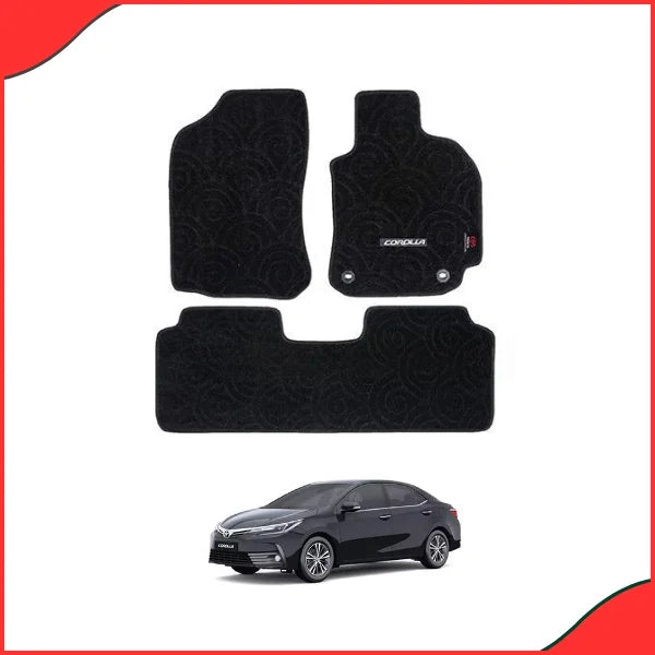 Toyota Corolla Custom Fit Rear Carpet Floor Mat – Model 2014-2021 - Latest