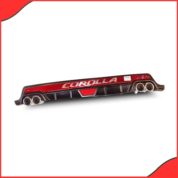 Toyota Corolla Rear Bumper Diffuser – Sport Style
